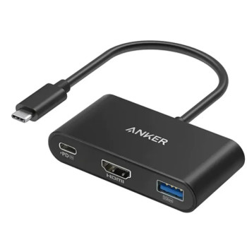هاب 3 پورت ANKER USB-C مدل A8339